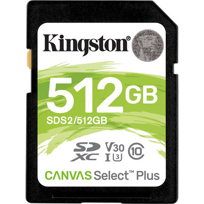 Product Κάρτα Μνήμης SD 512GB Kingston Canvas Select Plus base image