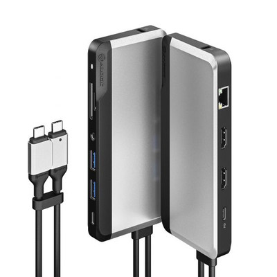 Product Docking Station Alogic Twin Super Dock 10-in-1 Dual USB-C base image