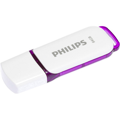 Product USB Flash 64GB Philips USB 2.0 Snow Edition Purple (FM64FD70B00) base image