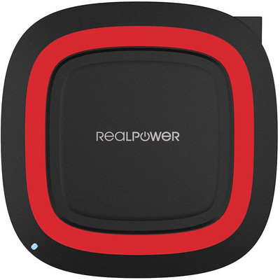 Product Ασύρματος Φορτιστής RealPower FreeCharger-10 black / red Qi base image
