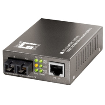 Product Μετατροπέας LevelOne FVT-0103TXFC 10/100TX to 100FX SC MM PoE base image