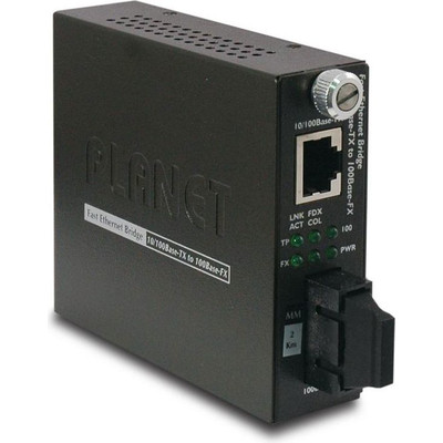 Product Μετατροπέας Planet 10/100Base-TX to 100Base-FX Smart Media base image
