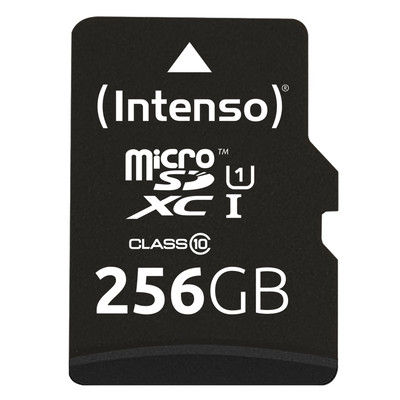 Product Κάρτα Μνήμης MicroSDXC 256GB Intenso Premium base image