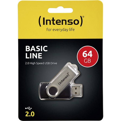Product USB Flash 64GB Intenso Basic Line USB 2.0 base image