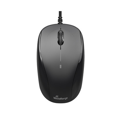 Product Ποντίκι Ενσύρματο MediaRange 3 buttons, black base image