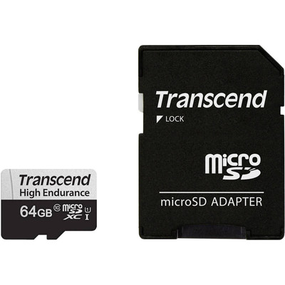 Product Κάρτα Μνήμης MicroSDXC 64GB Transcend 350V base image
