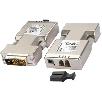 Product Extender Lindy Extender DVI-D Single Link LWL/Fibre Optic 1500m base image