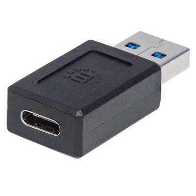 Product Αντάπτορας Manhattan USB-A male to USB-C female base image