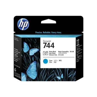Product Μελάνι HP Printhead No 744  Black & Cyan (F9J86A) base image