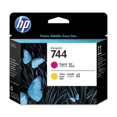 Product Μελάνι HP Printhead No 744 Magenta & Yellow (F9J87A) base image