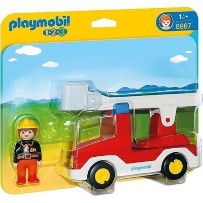 Product Playmobil 1.2.3 - Ladder Unit Fire Truck (6967) base image