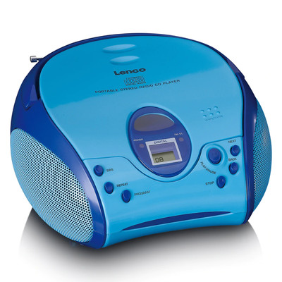 Product Ραδιόφωνο CD Lenco SCD-24kids blue base image