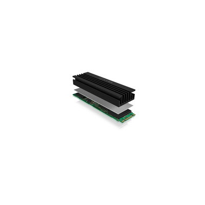Product Ψύκτρα Για Σκληρούς Δίσκους IcyBox SSD M.2 IB-M2HS-70 Black base image