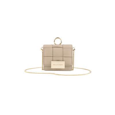 Product Θήκη AirPods iDeal Of Sweden Τσαντάκι Braided Mini Light Camel IDBAPSS21-290 base image