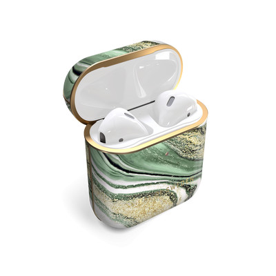 Product Θήκη AirPods iDeal Of Sweden Printed Gen 1 & 2 Cosmic Green Swirl IDFAPC-192 base image