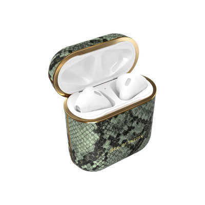 Product Θήκη AirPods iDeal Of Sweden Atelier Gen 1 & 2 Khaki Python IDFAPC-204 base image