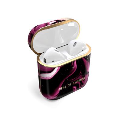 Product Θήκη AirPods iDeal Of Sweden Printed Gen 1 & 2 Golden Ruby Marble IDFAPCAW21-319 base image