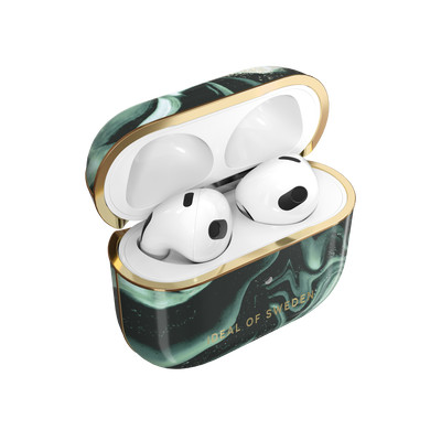 Product Θήκη AirPods iDeal Of Sweden Printed Gen 3 Golden Olive Marble IDFAPCAW21-G4-320 base image