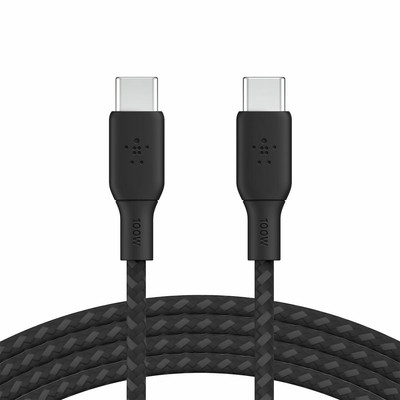 Product Καλώδιο USB Belkin braided USB-C/USB-C 100W 3m black CAB014bt3MBK base image