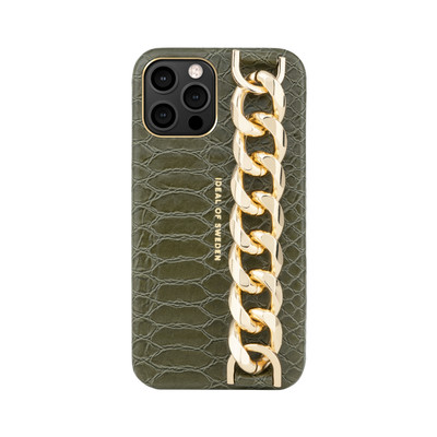 Product Θήκη Κινητού iDeal Of Sweden Statement Chain Handle iPhone 12/12 Pro Green Snake IDSCAW20-2061-226 base image