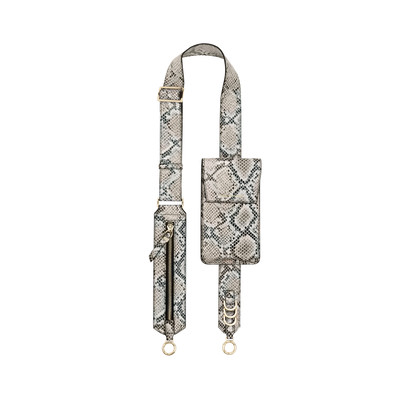 Product Λουράκι Τσάντας iDeal Of Sweden Utility Strap Beige Shimmery Snake IDUSSS21-277 base image