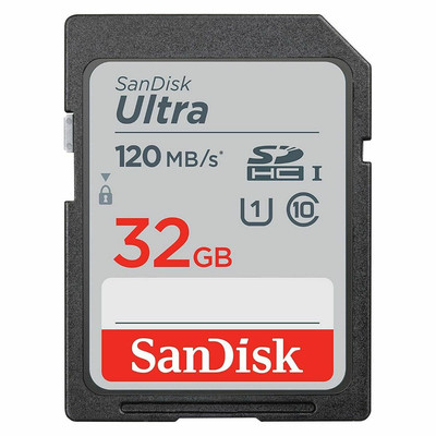 Product Κάρτα Μνήμης SDHC 32GB SanDisk Ultra UHS-I 120MB/s SDSDUN4-032G-GN6IN base image