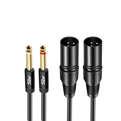 Product Καλώδιο Ήχου ATC 2 poles 6.35mmx2 - 2x XLR male base image