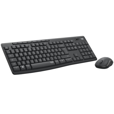 Product Σετ Πληκτρολόγιο & Ποντίκι Ασύρματο Logitech MK295 Silent Graphite base image