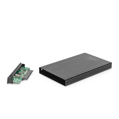 Product Θήκη Σκληρού Δίσκου 2,5 Digitus USB3.0 SSD/HDD SATAIII, Alu, Black base image