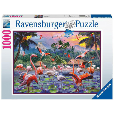 Product Παζλ Ravensburger Pink Flamingos 1000 Pieces base image