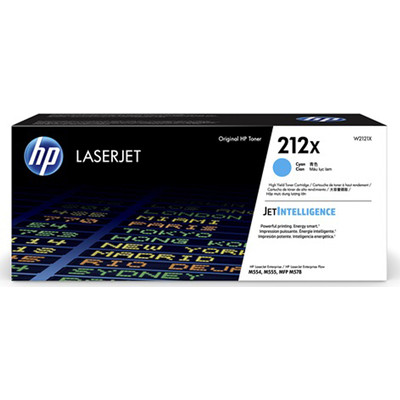 Product Toner HP 212X - High Yield - Cyan - original - LaserJet (W2121X) base image