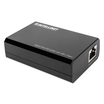 Product PoE Adapter INTELLINET Gigabit Ultra PoE-Splitter with USB-C output 45W base image