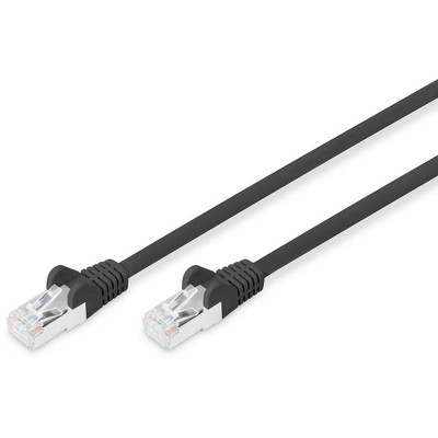 Product Καλώδιο Δικτύου Digitus Cat6 S/FTP 2xRJ45 2.0m Black AWG 27/7 base image