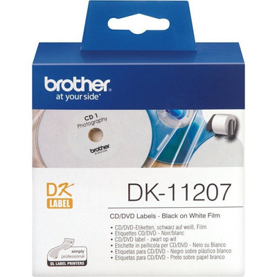 Product Αυτοκόλλητες Ετικέτες σε Ρολό Brother DK-11207 - CD/DVD-labels base image
