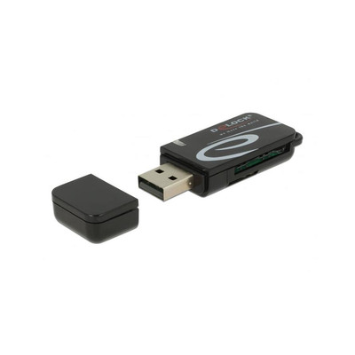 Product Card Reader Delock Mini USB 2.0 with SD und Micro SD Slot base image