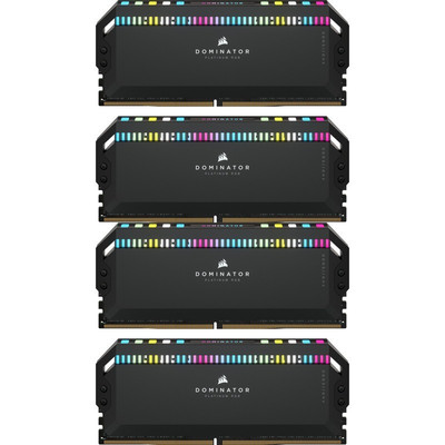 Product Μνήμη RAM Σταθερού DDR5 64GB Corsair Dominator Platinum RGB - 4 x 16GB - DIMM 288-pin - 5600 MHz / PC5-44800 base image