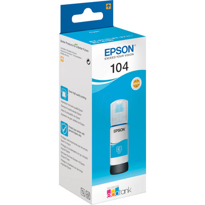 Product Μελάνι Epson EcoTank 104 - Cyan - Original base image