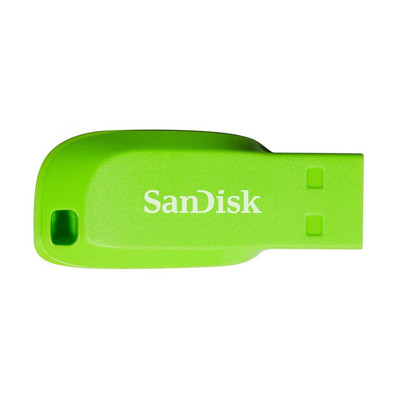 Product USB Flash 32GB SanDisk CRUZER BLADE ELECTRICGREEN base image