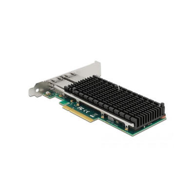 Product Κάρτα Δικτύου PCIe Delock x8 2x RJ45 10 Gigabit LAN X540 base image