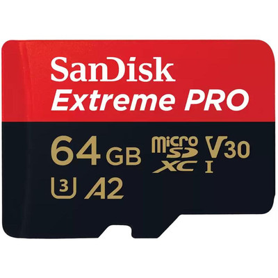 Product Κάρτα Μνήμης MicroSD 64GB SanDisk Extreme Pro SDXC inkl. Adapter base image