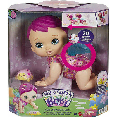 Product Κούκλα Mattel My Garden Baby: Giggle Crawl Baby Butterfly (GYP31) base image