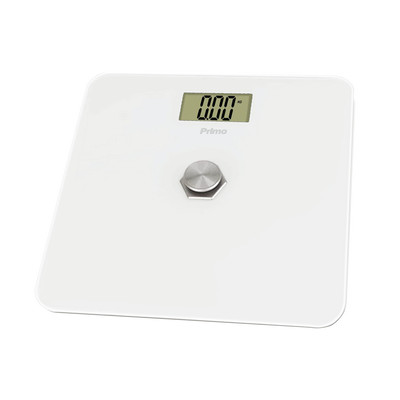 Product Ζυγαριά Σώματος Primo Kinetic PRBS-40466 180Kg Υάλινη Λευκή base image