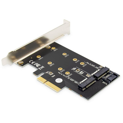 Product Κάρτα Δικτύου PCIe Digitus M.2 NGFF/NVMe SSD 3.0 (x4) Add-On base image