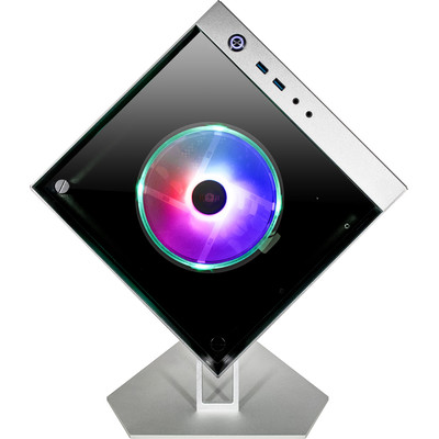 Product Κουτί Η/Υ Azza mini-ITX Cube mini 805 Aluminium temp.Glass ARGB base image
