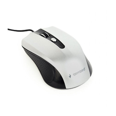 Product Ποντίκι Ενσύρματο Gembird OPT 4 buttons Black/Silver base image