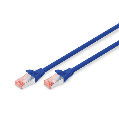 Product Καλώδιο Δικτύου Digitus CAT 6 S/FTP 0.5m Blue base image