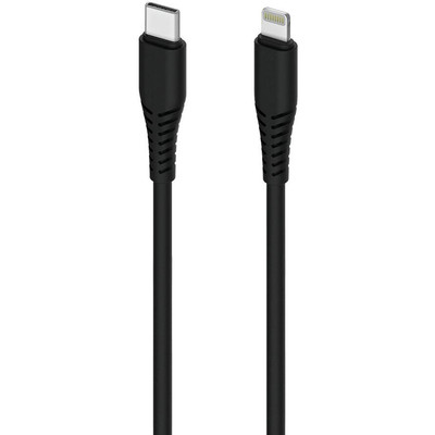 Product Καλώδιo USB 2GO data-Black-100cm USB Type-C 3.1 - Lightning base image