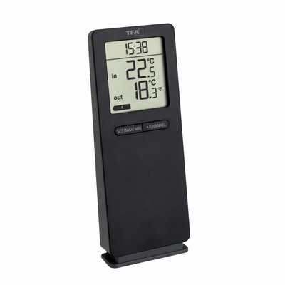 Product Θερμόμετρο TFA 30.3071.01 black LOGO 2.0 RC base image