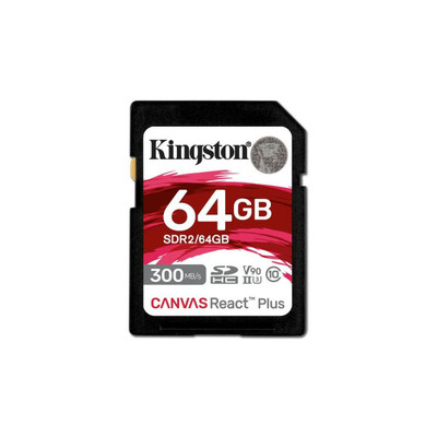 Product Κάρτα Μνήμης SDXC 64GB Kingston Canvas React Plus - UHS-II base image
