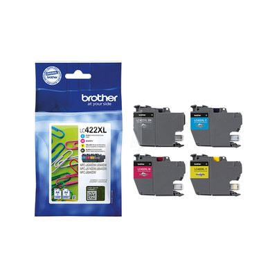 Product Μελάνι Brother LC422XL - 4-pack - Black, yellow, Cyan, Magenta - original base image